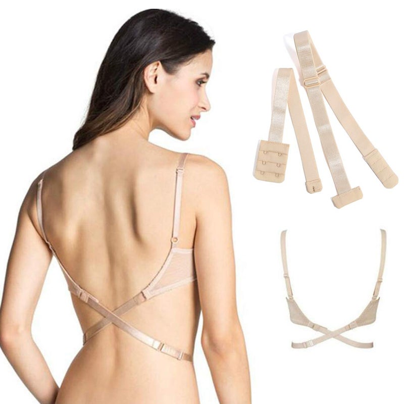 YARBAR Low Back Bra Converter Bra Extender 2 Hook for Women Backless Dress - Image 2